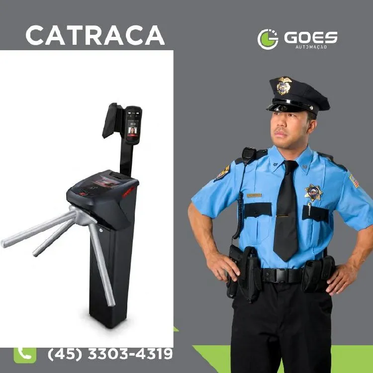 Catraca controle acesso